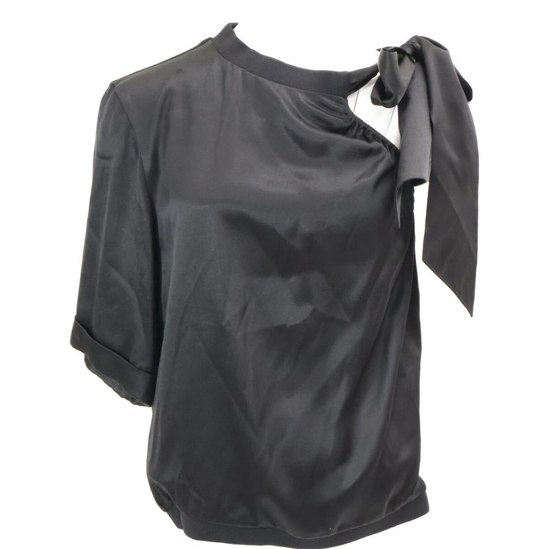 Chanel Similar Domestic Authentic P76796v65756 P76794 24ss Silk Asymmetrical