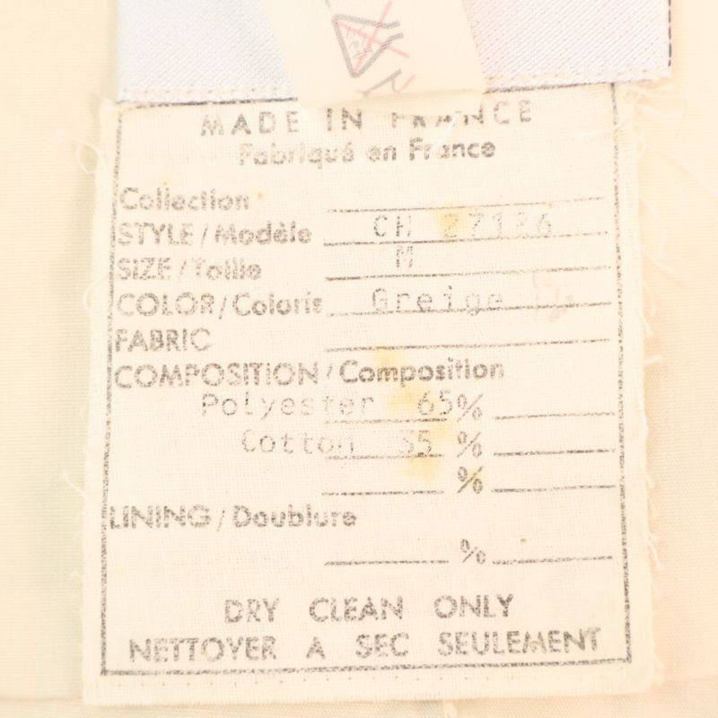 Chanel Domestic Authentic Ch27126 Gold Button Spring M