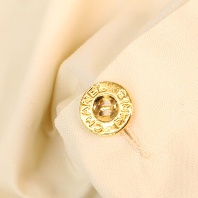 Chanel Domestic Authentic Ch27126 Gold Button Spring M
