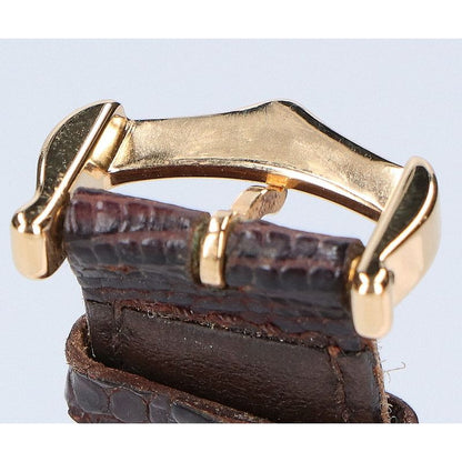 Cartier 76-81 925 Must Tank Vermeil Sm Ivory Dial Manual Leather