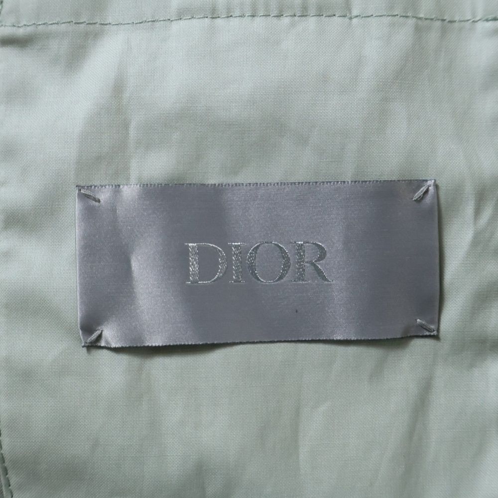 Dior Metal Logo Zip Up Hoodie Jacket 393c401a5828 Green