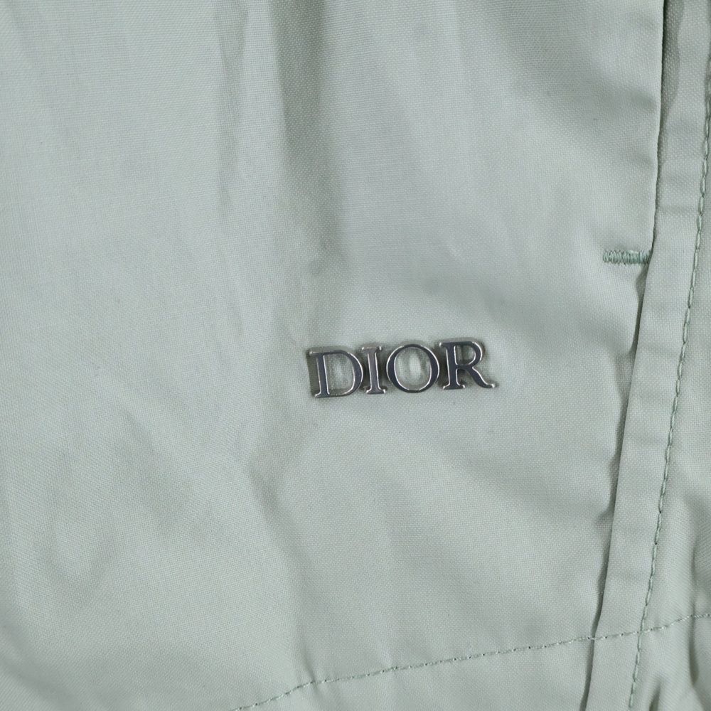 Dior Metal Logo Zip Up Hoodie Jacket 393c401a5828 Green