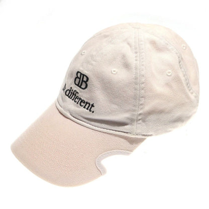 Balenciaga Be Different Cap Logo Embroidery Baseball Cap Hat White 732677 410b2