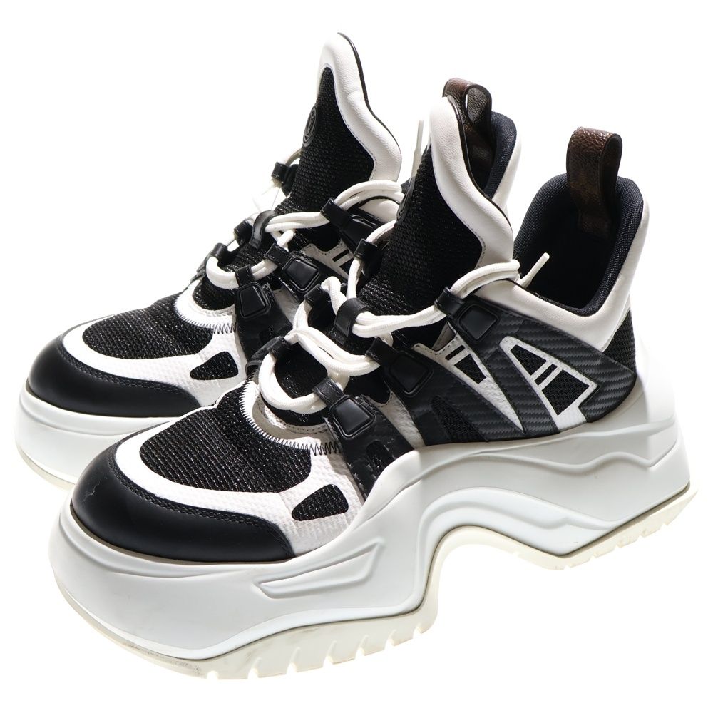 Louis Vuitton LV Arclight 2.0 Volume Sole High Cut Sneakers Black/white