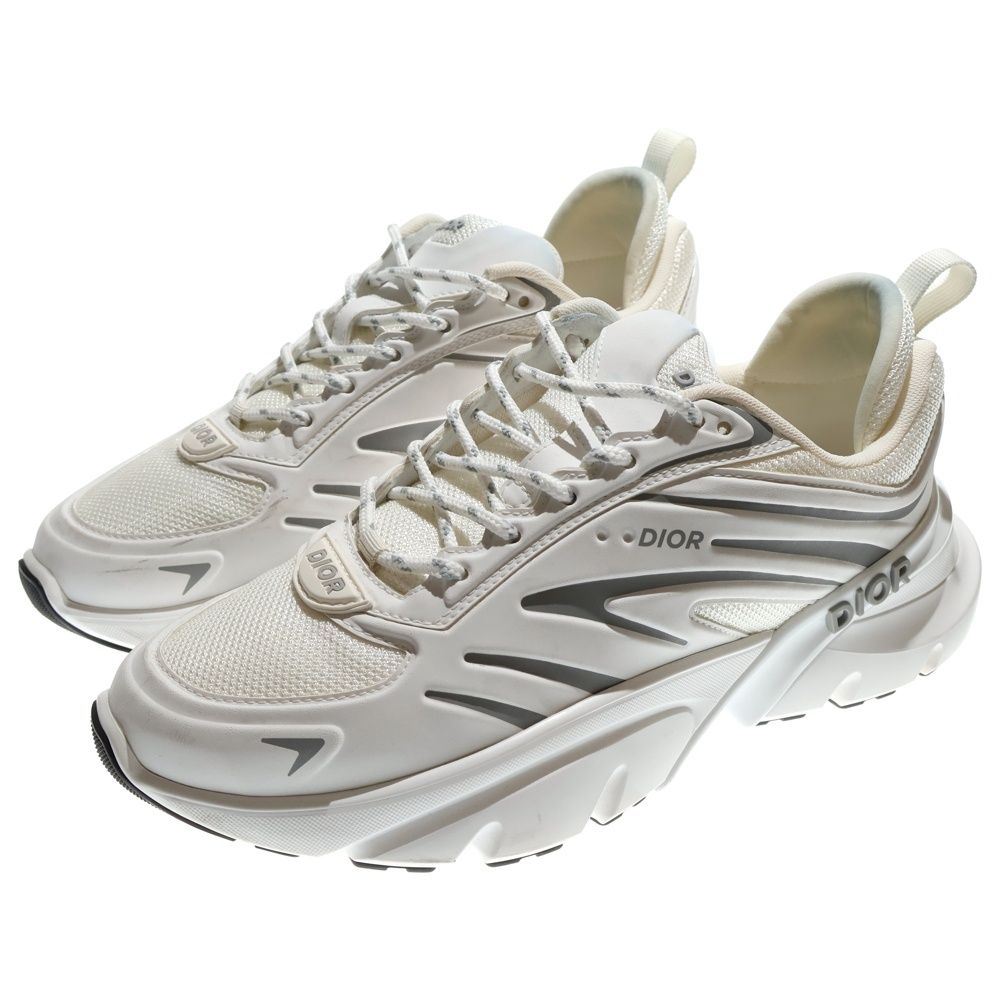 Dior B44 Blade Technical Mesh Low Cut Sneakers White