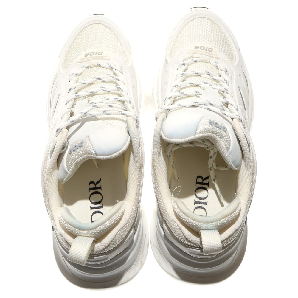 Dior B44 Blade Technical Mesh Low Cut Sneakers White