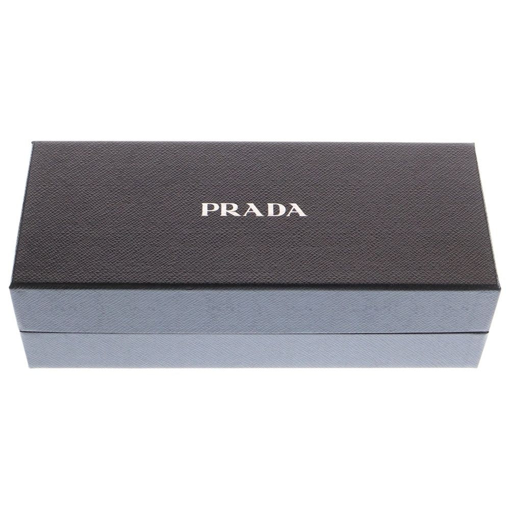Prada Triangle Triangle Logo Plate Leather Gloves Black