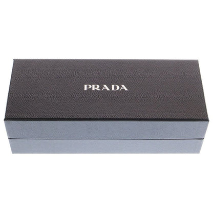Prada Triangle Triangle Logo Plate Leather Gloves Black
