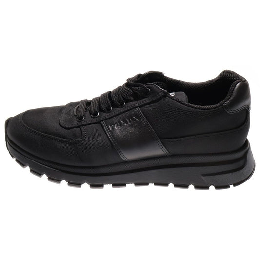 Prada Nylon Tech Low Cut Sneakers Black