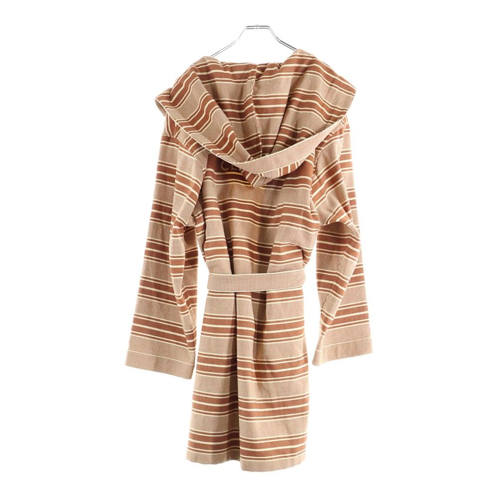 Celine 24aw 2m42d199x Border Logo Bathrobe Brown
