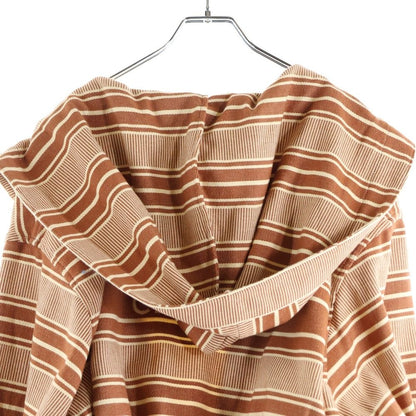 Celine 24aw 2m42d199x Border Logo Bathrobe Brown