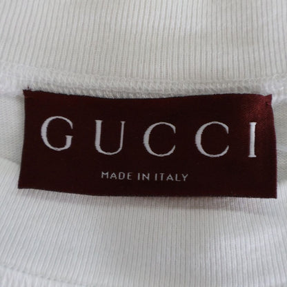Gucci 25ss Web Stripe Logo Print Crew Neck Short Sleeve T-Shirt Cut and Sewn