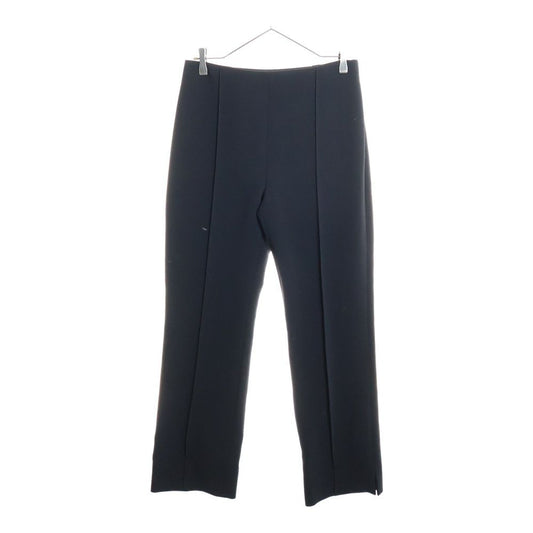 Hermes 22aw Wool Center Press Tapered Slacks Pants Black Women's