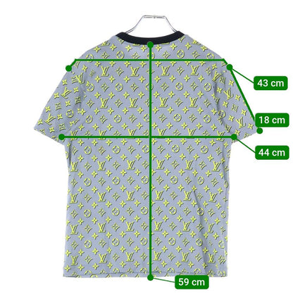 Louis Vuitton 23aw LV Logo Chain Monogram Crew Neck Short Sleeve Cut and Sewn