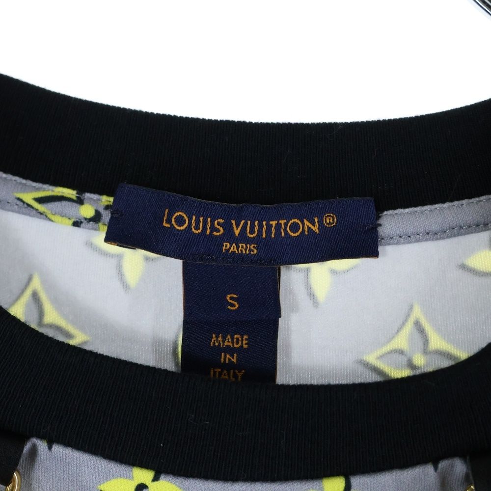 Louis Vuitton 23aw LV Logo Chain Monogram Crew Neck Short Sleeve Cut and Sewn