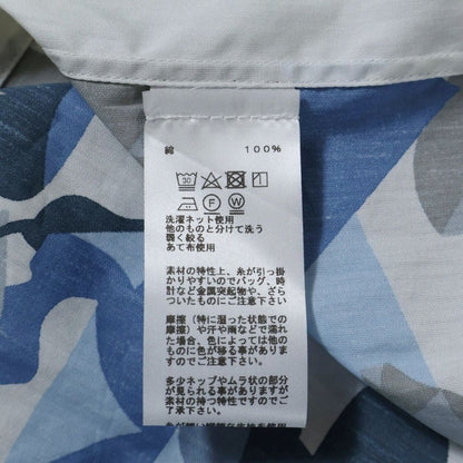 Hermes 23ss Serie Button Horse Camouflage All Over Pattern Silk Long Sleeve