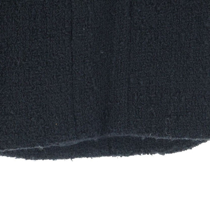 Chanel 94aw Wool Tweed Tight Mini Skirt Black Women's