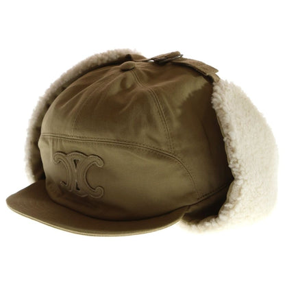 Celine 24ss Triomphe Chapka Hat Hat Beige 2auk4642f.02bg