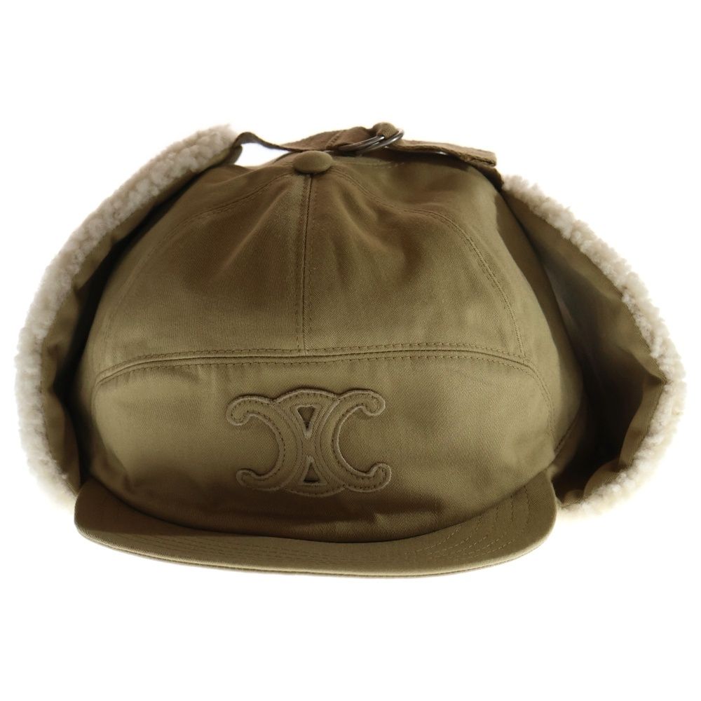 Celine 24ss Triomphe Chapka Hat Hat Beige 2auk4642f.02bg