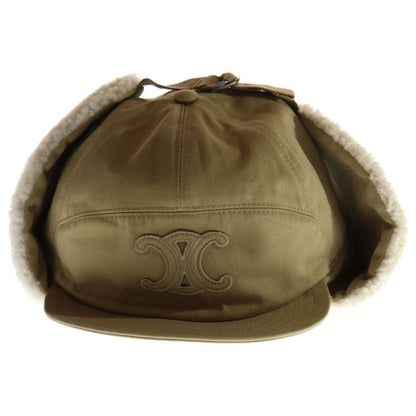 Celine 24ss Triomphe Chapka Hat Hat Beige 2auk4642f.02bg