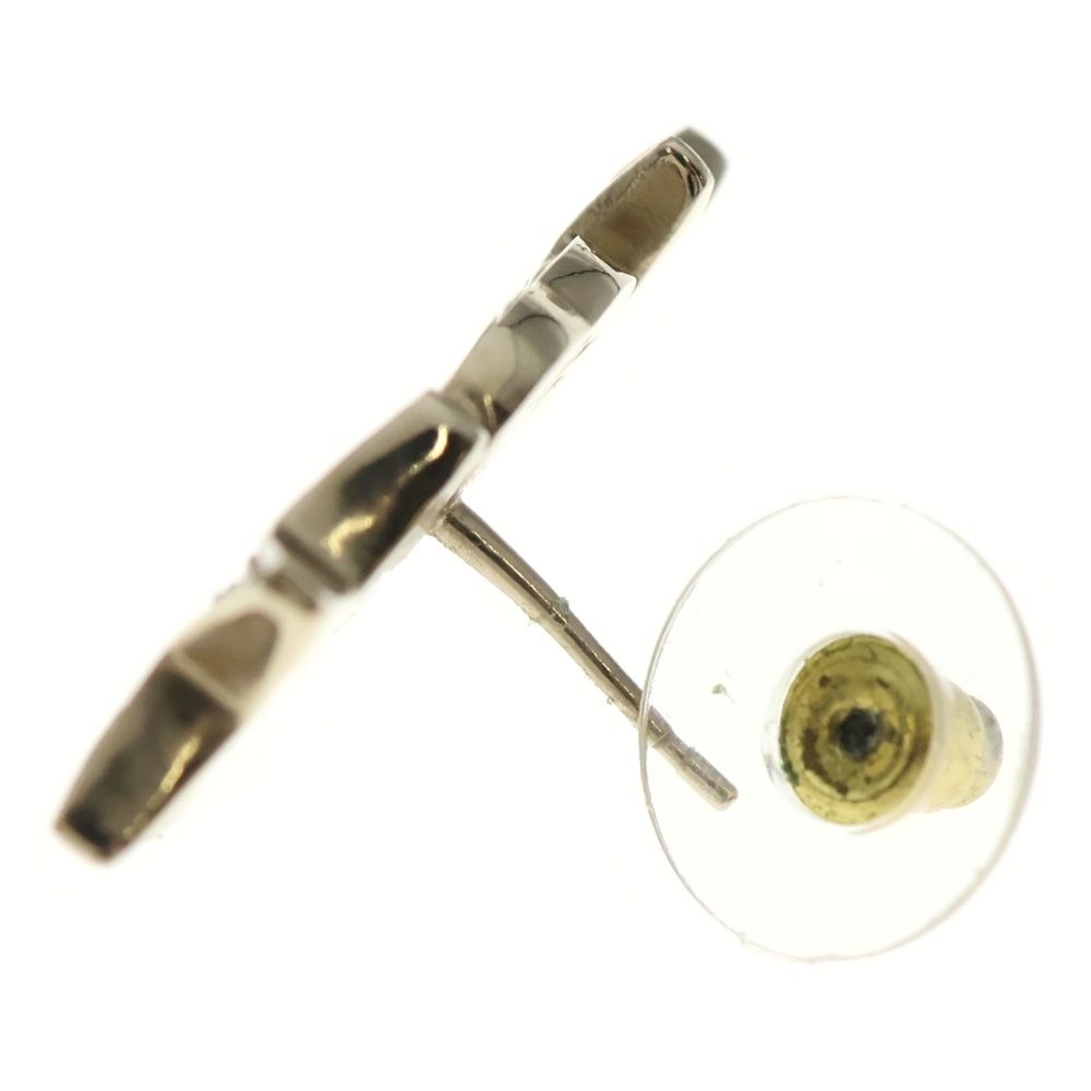 Chanel Coco Mark Star Rhinestone Earrings GP Ab9819 Gold