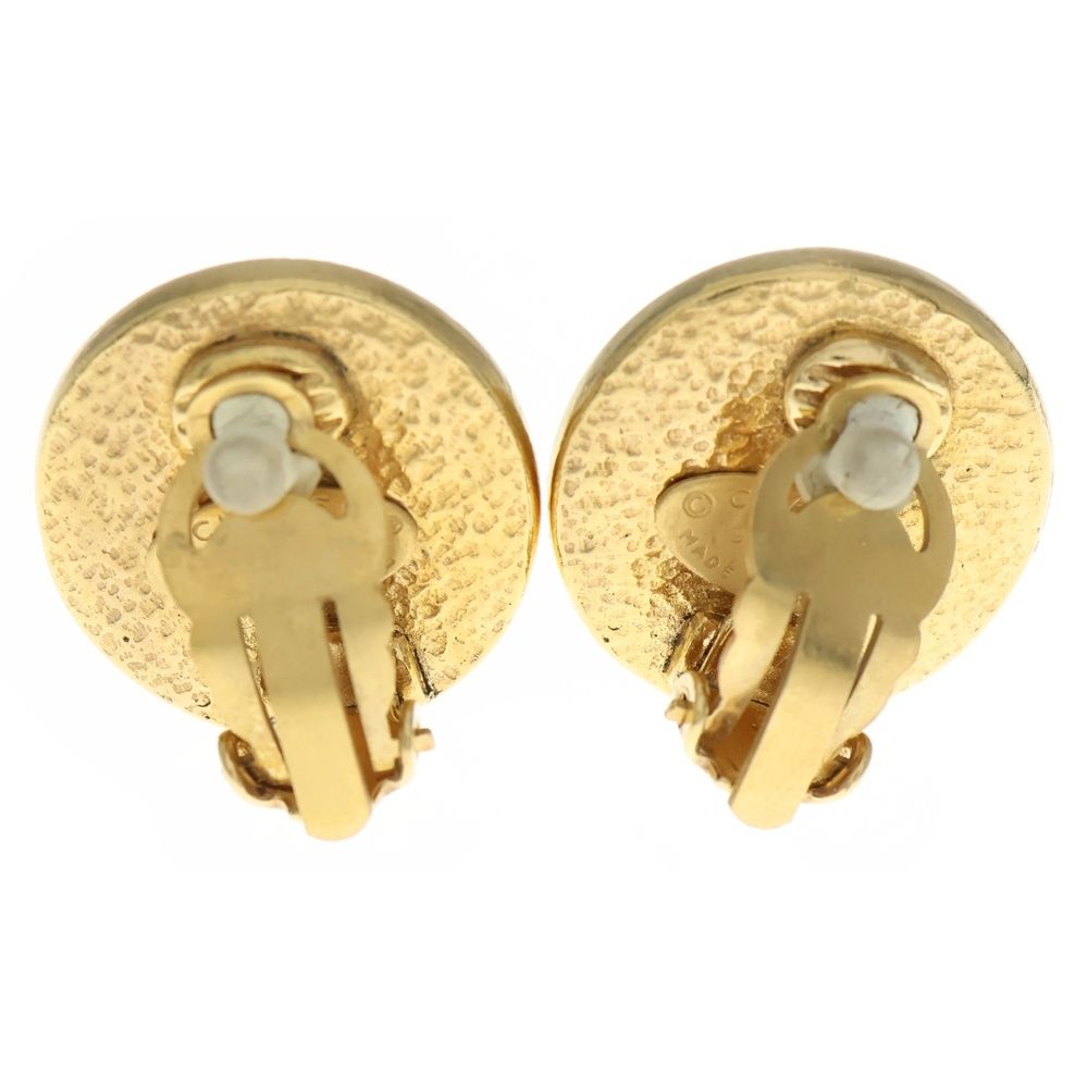 Chanel Cocomark Fake Pearl Earring 95p Gold