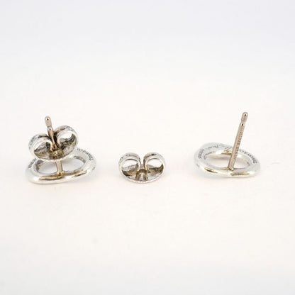 Tiffany & Co Earrings Open Heart 925 Silver Ladies