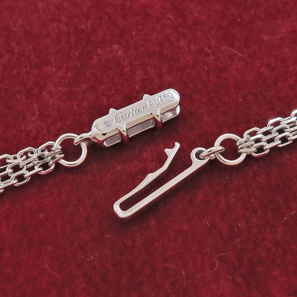 Cartier Trinity Diamond Necklace Ceramic