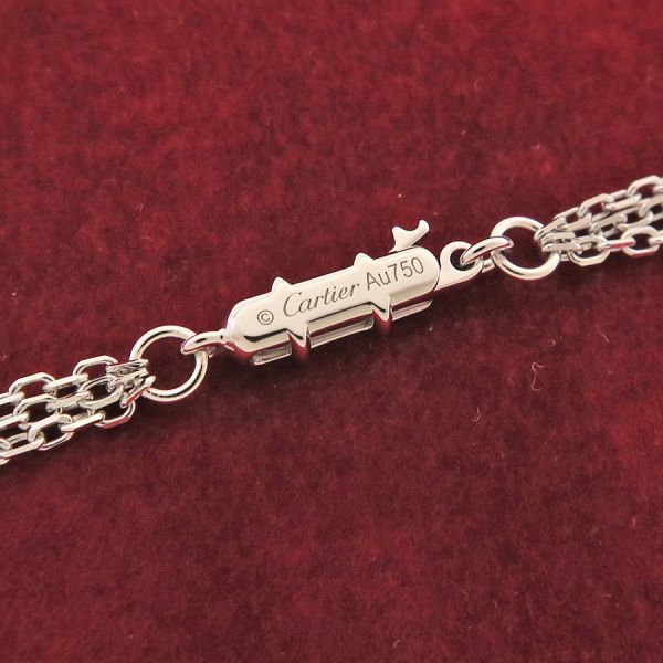 Cartier Trinity Diamond Necklace Ceramic