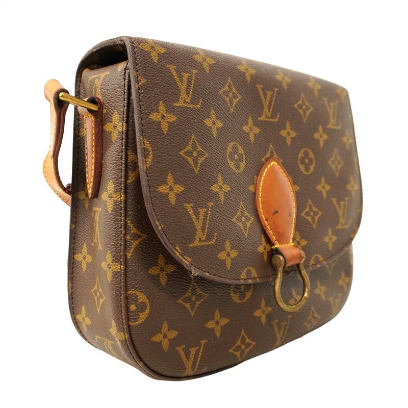 Louis Vuitton Shoulder Bag Monogram Saint-Cloud GM M51242 Brown Ladies