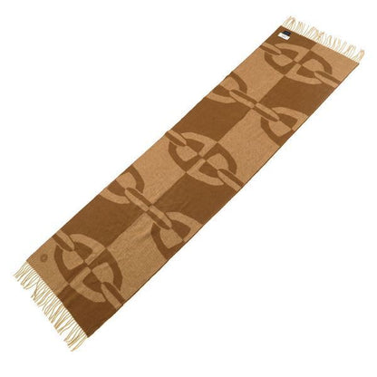Hermes Avalon III Brown Wool Scarf