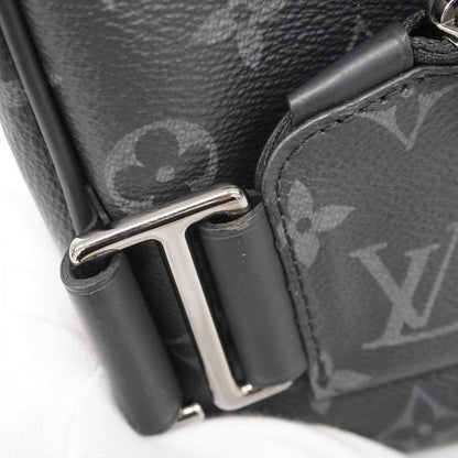 Louis Vuitton Body Bag Monogram Eclipse Bum Bag M42906 Black Men's