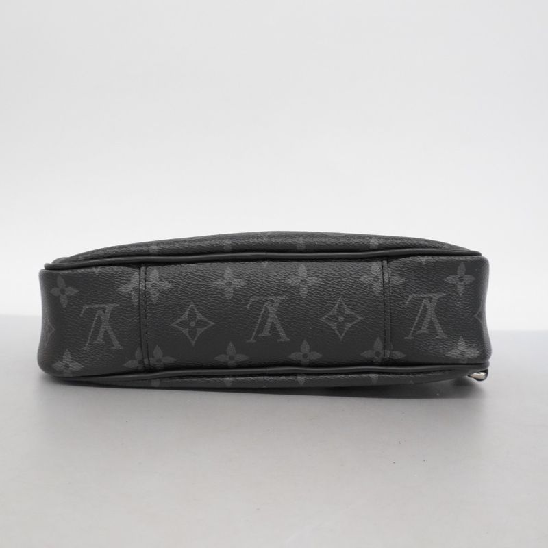 Louis Vuitton Body Bag Monogram Eclipse Bum Bag M42906 Black Men's