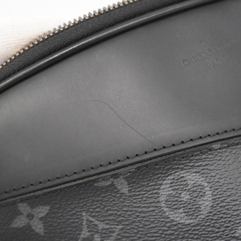 Louis Vuitton Body Bag Monogram Eclipse Bum Bag M42906 Black Men's