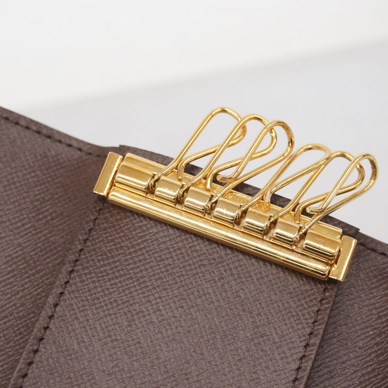 Louis Vuitton Key Case Damier Multicles 6 N62630 Ebène Men Women Unisex