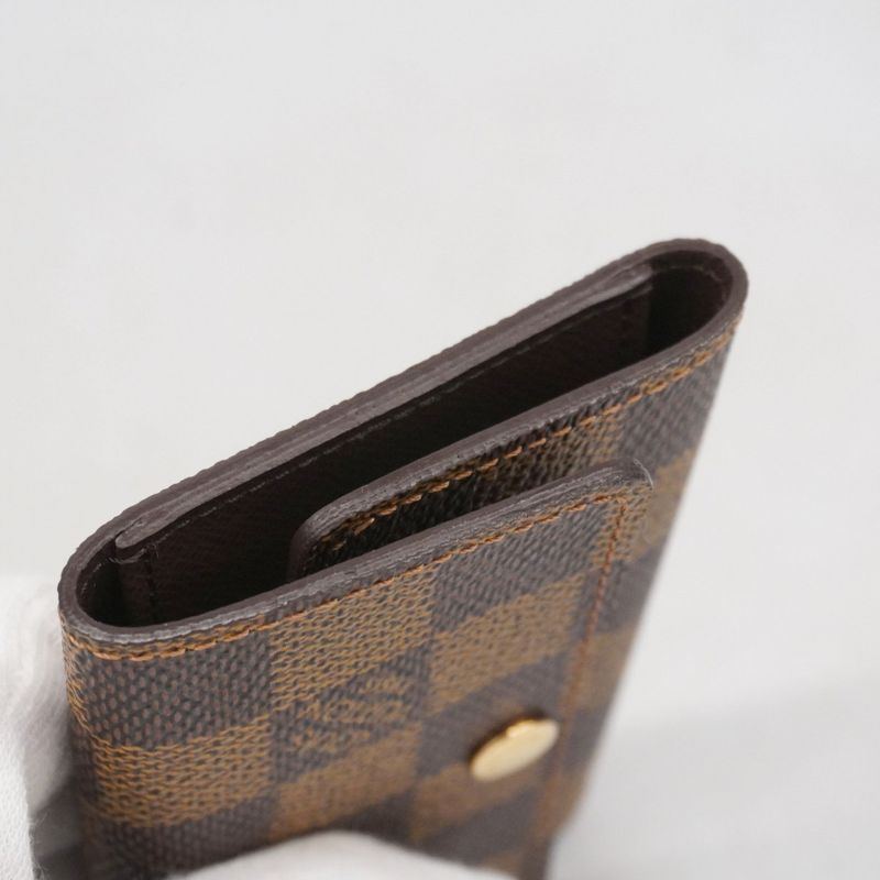 Louis Vuitton Key Case Damier Multicles 6 N62630 Ebène Men Women Unisex
