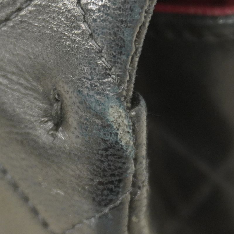 Chanel Shoulder Bag Matelasse Lambskin Black Gold Hardware Women