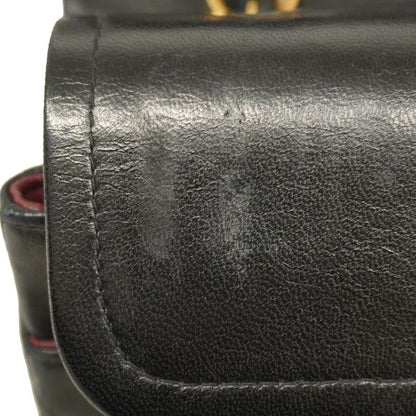 Chanel Shoulder Bag Matelasse Lambskin Black Gold Hardware Women