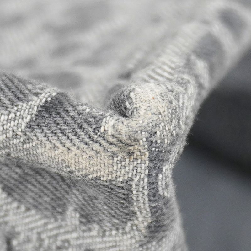 Christian Dior Tote Bag Oblique Book Tote Denim Gray Women's