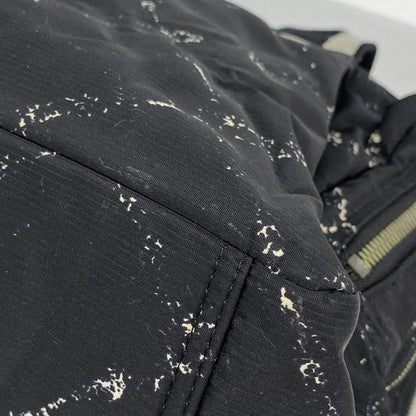 Chanel Handbag Travel Line Nylon Black Silver Hardware Women