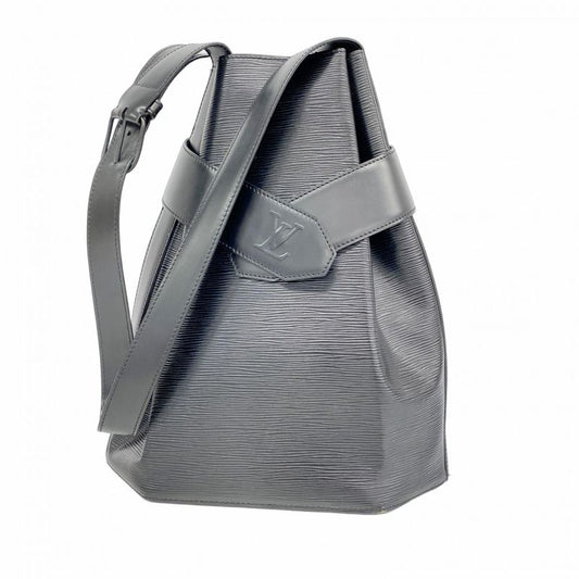 Louis Vuitton Shoulder Bag Epi Sac Depaul GM M80155 Noir Black Women
