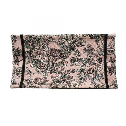 Christian Dior Tote Bag Book Tote Canvas Pink Black Cles Deuce