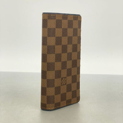 Louis Vuitton Long Wallet Damier Old Shape Portefeuille Brazza N63153 Navy