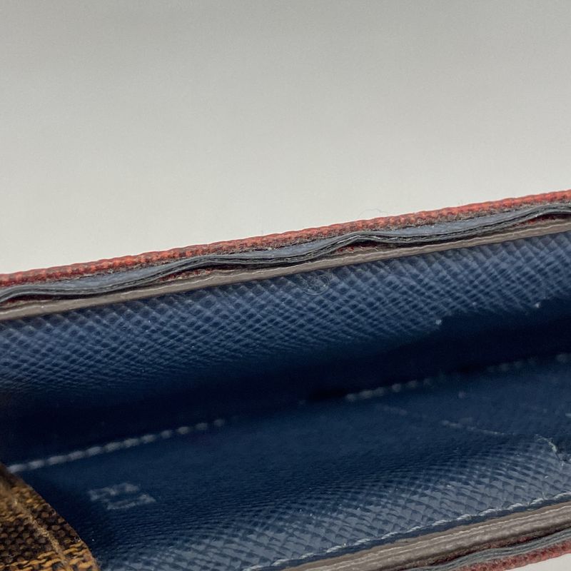 Louis Vuitton Long Wallet Damier Old Shape Portefeuille Brazza N63153 Navy