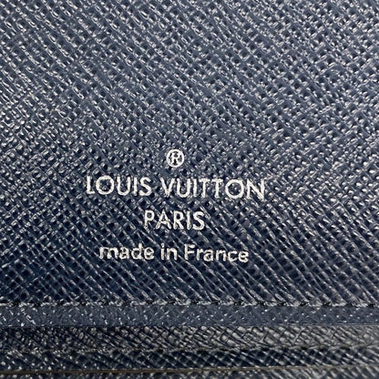 Louis Vuitton Long Wallet Damier Old Shape Portefeuille Brazza N63153 Navy