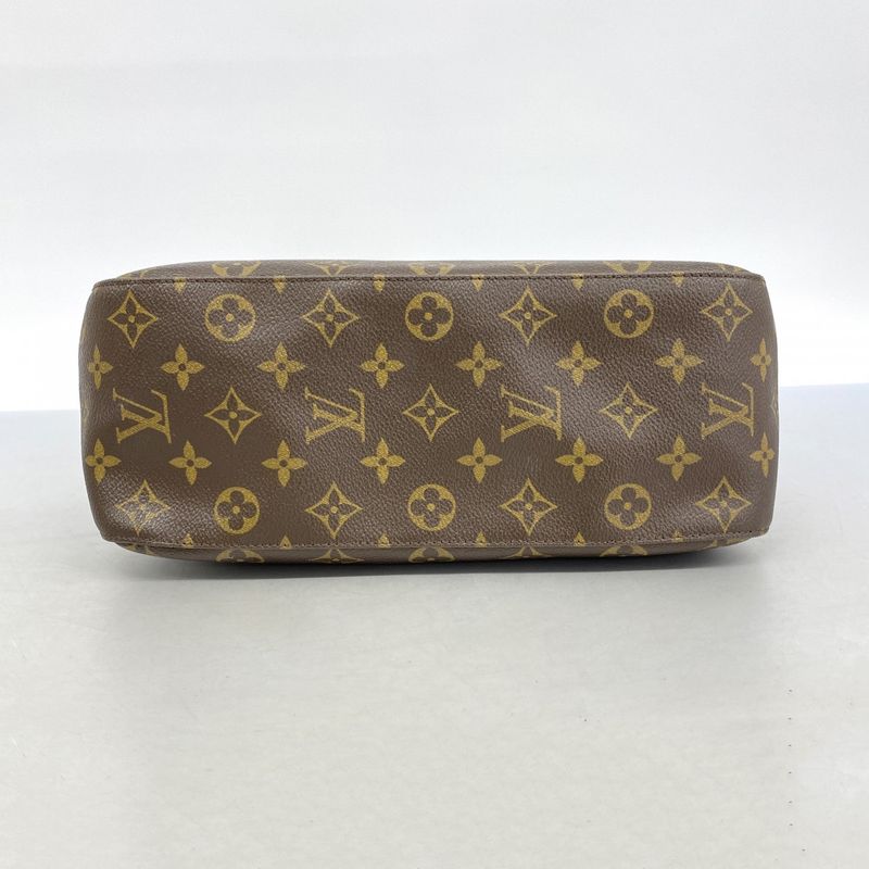 Louis Vuitton Shoulder Bag Monogram Looping GM M51145 Brown Ladies