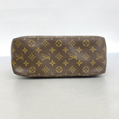 Louis Vuitton Shoulder Bag Monogram Looping GM M51145 Brown Ladies