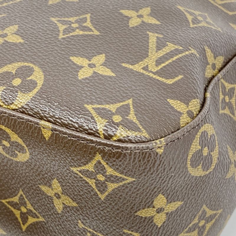 Louis Vuitton Shoulder Bag Monogram Looping GM M51145 Brown Ladies