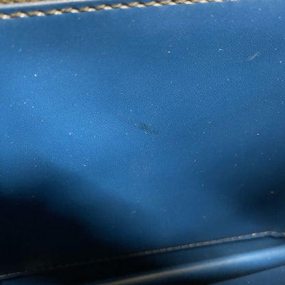 Louis Vuitton Shoulder Bag Epi Free Run M52415 Noir Black Toledo Blue Women's