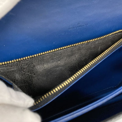 Louis Vuitton Shoulder Bag Epi Free Run M52415 Noir Black Toledo Blue Women's